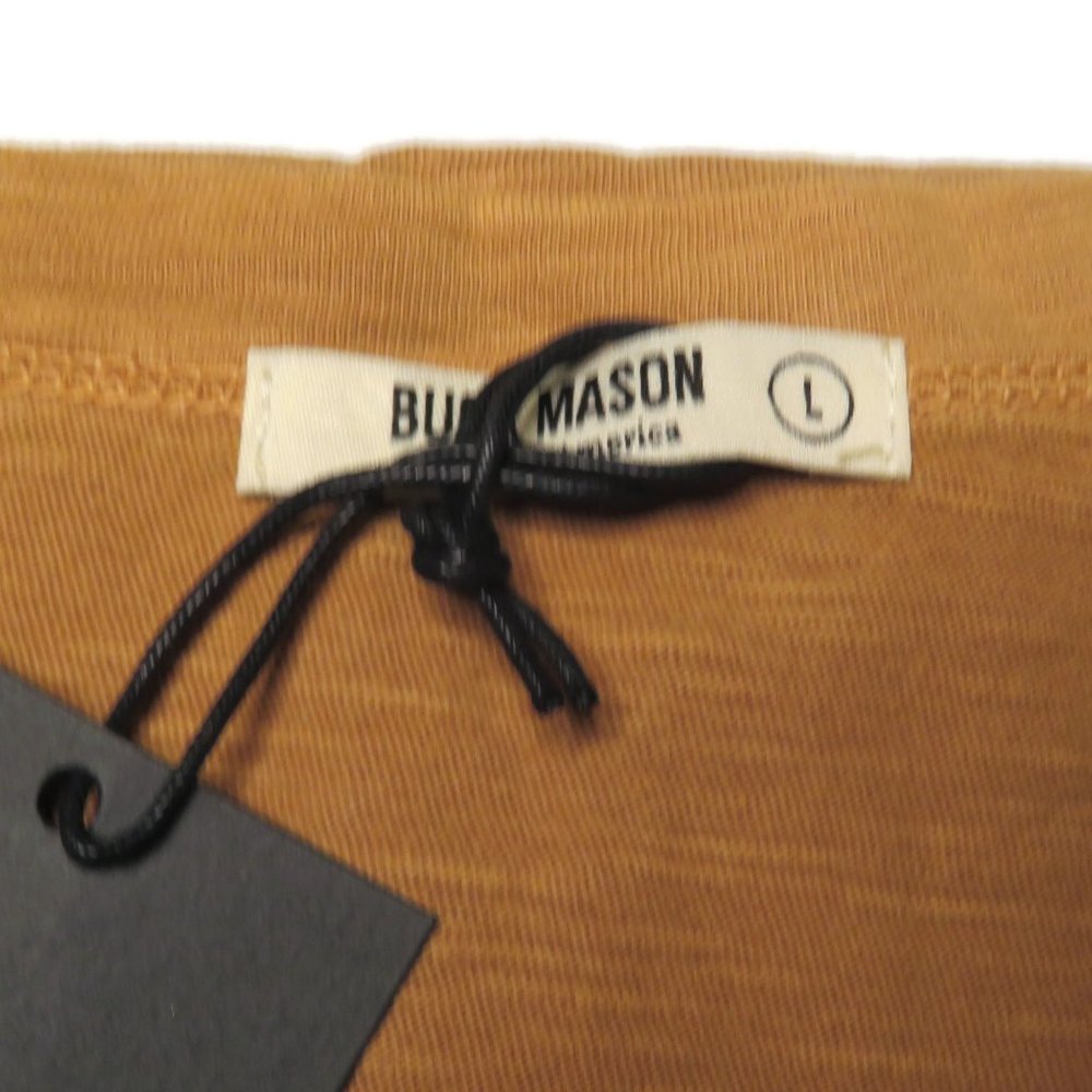 Buck Mason Mens Slub T-Shirt Curved Hem Crew S/S - Picture 2 of 12